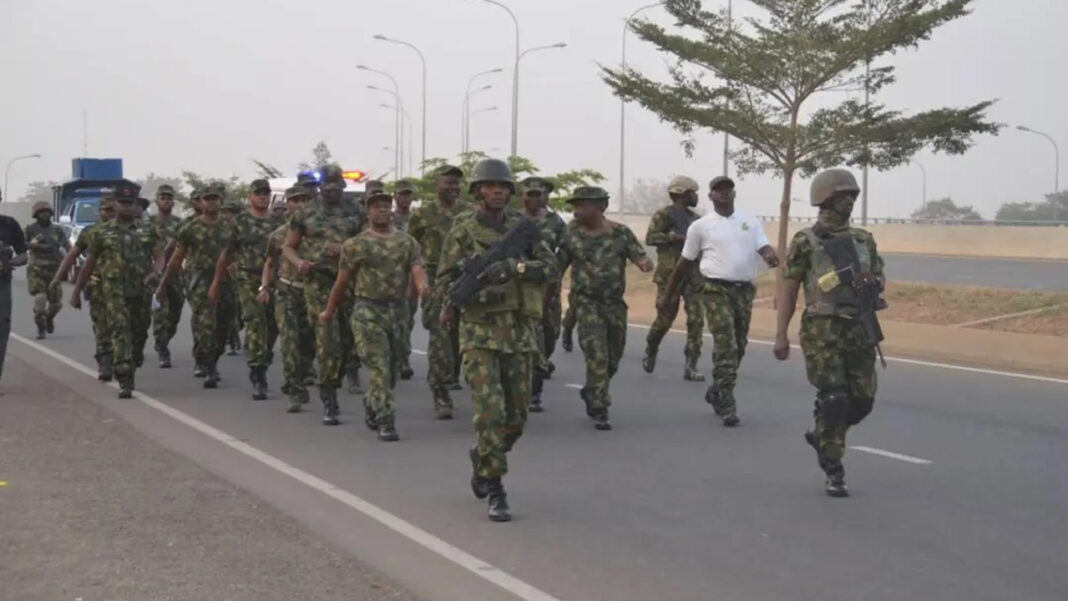Airforce rejigs personnel fitness, treks 10Kilometres in Abuja