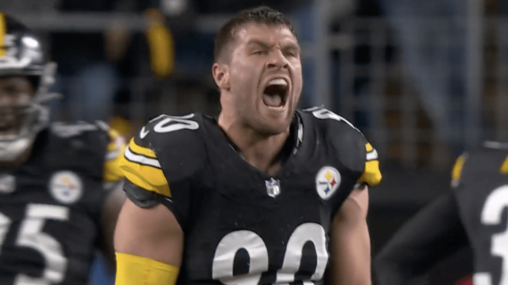 T.J. Watt misplaced his helmet at some level of play and aloof furiously pursued Will Levis anyway