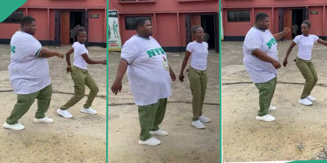 Video: Concept how this plumpy NYSC member displayed precise dance, you are going to be amazed