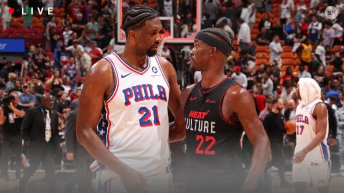 Warmth vs. 76ers dwell gain, updates, highlights from 2024 NBA Play-In Match game