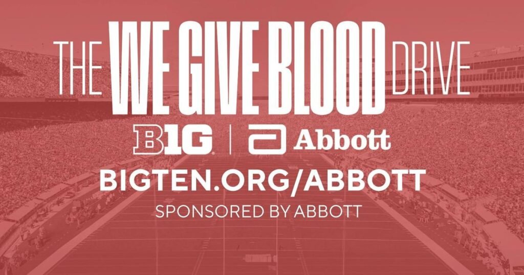 Abbott, Big Ten kick off blood drive with a $1M prize